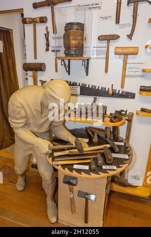 USA, Alaska, Haines, Hammer Museum, innen Stockfoto