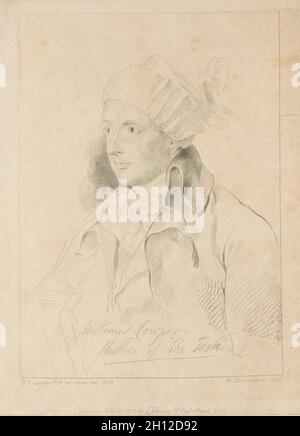 William Cowper, 1802. William Blake (Großbritannien, 1757-1827). Gravur; Stockfoto