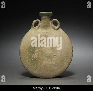 Pilgrim Meßkolben, 1-200. Parthische, 1st-2nd Jahrhundert. Terrakotta; Insgesamt: 18,5 cm (7 5/16 in.). Stockfoto