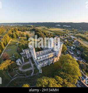 FRANKREICH - SEINE MARITIME (76) - ABTEI VON JUMIEGES Stockfoto