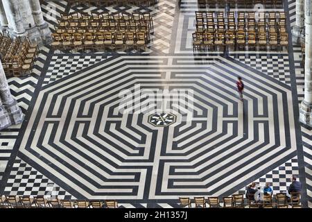 FRANKREICH - PICARDIE - SOMME (80) - AMIENS : KATHEDRALE NOTRE DAME (UNESCO-WELTKULTURERBE) Stockfoto