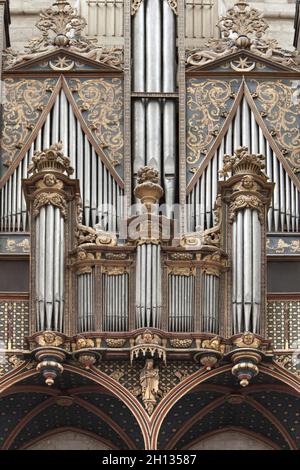 FRANKREICH - PICARDIE - SOMME (80) - AMIENS : KATHEDRALE NOTRE DAME (UNESCO-WELTKULTURERBE) Stockfoto