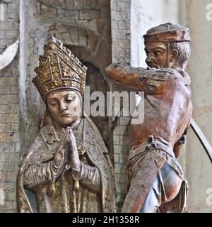 FRANKREICH - PICARDIE - SOMME (80) - AMIENS : KATHEDRALE NOTRE DAME (UNESCO-WELTKULTURERBE) Stockfoto