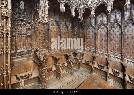 FRANKREICH - PICARDIE - SOMME (80) - AMIENS : KATHEDRALE NOTRE DAME (UNESCO-WELTKULTURERBE) Stockfoto