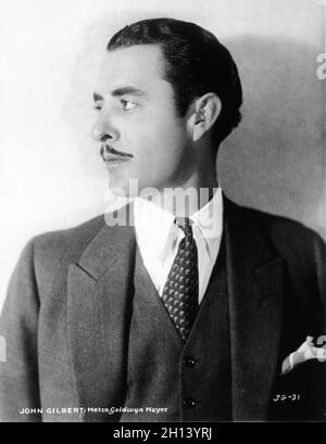 JOHN GILBERT um 1926 Porträtwerbung für Metro Goldwyn Mayer Stockfoto