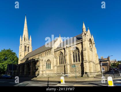 St. Swithins Kirche St. Swithins Square Lincoln Lincolnshire Oktober 2021 Stockfoto