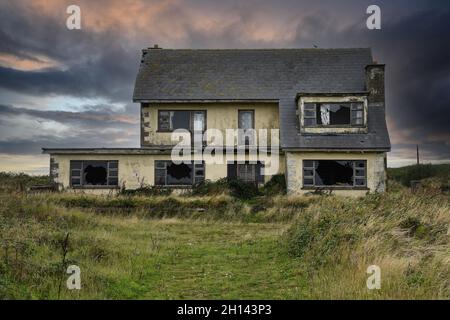 Verlassene Haus Irland Stockfoto