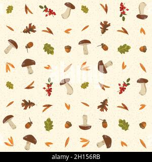 Herbstliches Muster Stock Vektor