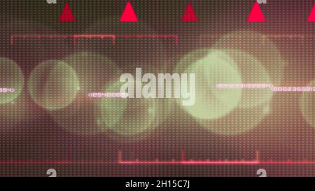 Informationstechnologie futuristische Farbe Daten abstrakter Hintergrund Stockfoto