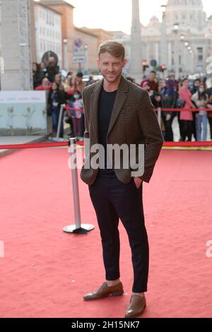 Rom, Italien. Oktober 2021. Nikolay Moss nimmt an der Time is Up Film Red Carpet im Auditorium Conciliazione Teil. Kredit: SOPA Images Limited/Alamy Live Nachrichten Stockfoto