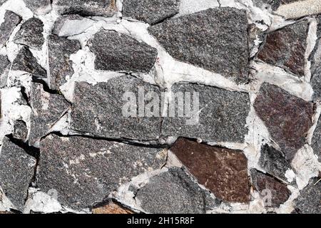 Foto Textur von grauen Stein Wandfliesen. Stockfoto