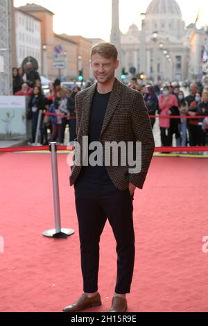 Rom, Italien. Oktober 2021. Nikolay Moss nimmt an der Time is Up Film Red Carpet im Auditorium Conciliazione Teil. (Foto: Mario Cartelli/SOPA Images/Sipa USA) Quelle: SIPA USA/Alamy Live News Stockfoto