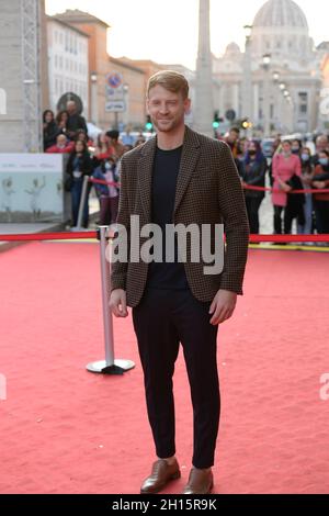 Rom, Italien. Oktober 2021. Nikolay Moss nimmt an der Time is Up Film Red Carpet im Auditorium Conciliazione Teil. (Foto: Mario Cartelli/SOPA Images/Sipa USA) Quelle: SIPA USA/Alamy Live News Stockfoto