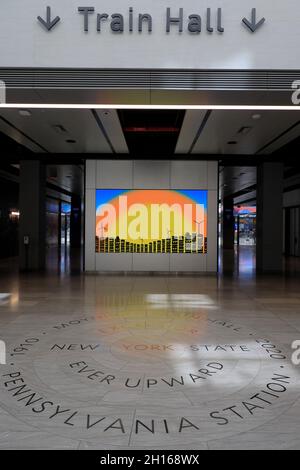 Moynihan Train Hall in Penn Station.Manhattan.New York City.USA Stockfoto