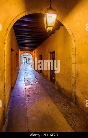 Passage de l'Ancien Hôtel de Ville, Villefranche sur Saone Stockfoto