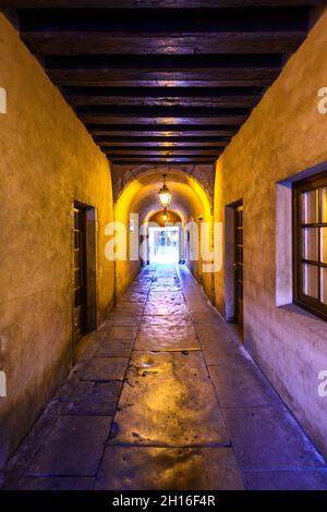 Passage de l'Ancien Hôtel de Ville, Villefranche sur Saone Stockfoto