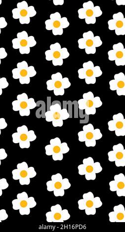 Nahtloses Blumenmuster mit Kamille Stock Vektor