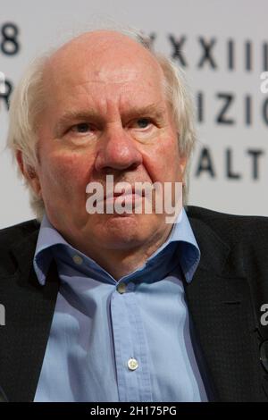 Turin, Italien. Oktober 2021. Der niederländische Schriftsteller Jan Brokken ist Gast der Turiner Buchmesse 2021. Stockfoto