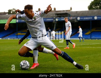 SOUTHEND, ENGLAND - 16. OKTOBER: Darryl Harrison von Chertsey Town während der vierten Runde des FA Cup Qualifying zwischen Southend United und Chertsey Town in Stockfoto