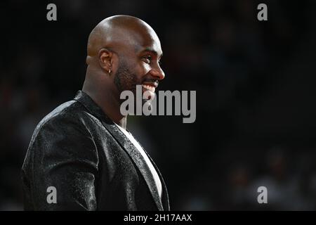 Teddy Riner während des Paris Grand Slam 2021, Judo-Events am 16. Oktober 2021 in der AccorHotels Arena in Paris, Frankreich - Foto: Victor Joly/DPPI/LiveMedia Stockfoto