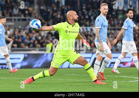 Pepe Reina (SS Lazio) während der Italienischen Fußball-Liga Ein Spiel 2021/2022 zwischen SS Lazio und FC Internazionale im Olimpic Stadium Stockfoto