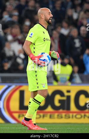 Pepe Reina (SS Lazio) während der Italienischen Fußball-Liga Ein Spiel 2021/2022 zwischen SS Lazio und FC Internazionale im Olimpic Stadium Stockfoto