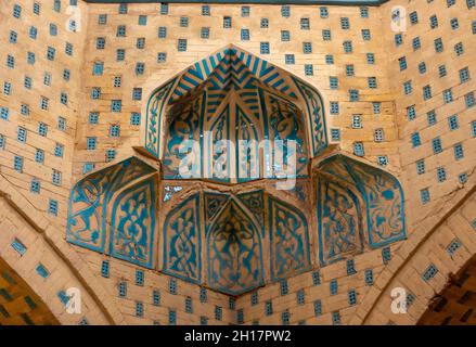 Detail von Squinch, Mazlum Khan SLU Mausoleum, Mizdarchan, Karakalpakstan, Usbekistan Stockfoto