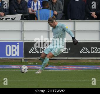 SALFORD, GROSSBRITANNIEN. 16. OKTOBER Ben Killip von Hartlepool United während des Spiels der Sky Bet League 2 zwischen Salford City und Hartlepool United in Moor Lane, Salford am Samstag, 16. Oktober 2021. (Quelle: Scott Llewellyn | MI News) Stockfoto