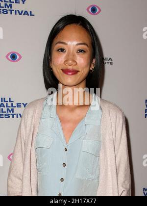 San Rafael, USA. Oktober 2021. Die Produzentin Anita Guo kommt am 16. Oktober 2021 in San Rafael, Kalifornien, bei der Vorführung von ‘Found' beim Mill Valley Film Festival im Smith Rafael Film Center an. Fotografie von Christopher Victorio/imageSPACE für das Mill Valley Film Festival/Sipa USA Credit: SIPA USA/Alamy Live News Stockfoto