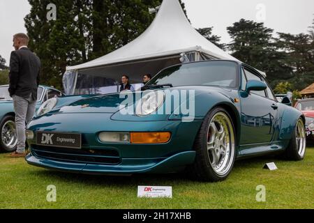 DK Engineering - Porsche 911 (993) GT auf dem Concours d'Elegance am 5. September 2021 im Blenheim Palace zu sehen Stockfoto