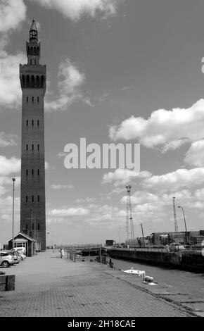 Grimsby Dock Tower, Royal Dock, Grimsby, North East Lincolnshire, England, VEREINIGTES KÖNIGREICH Stockfoto