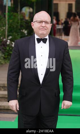 US-Botschafter Philip Reeker kommt zur ersten Earthshot-Preisverleihung im Alexandra Palace in London. Bilddatum: Sonntag, 17. Oktober 2021. Stockfoto