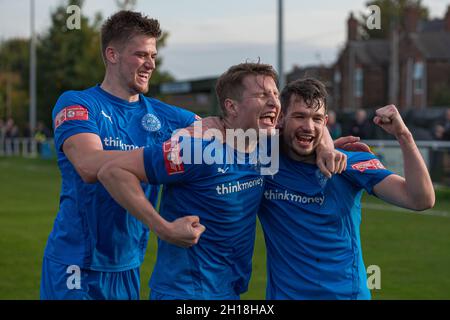 Rylands gegen Kidsgrove – NPL West Stockfoto