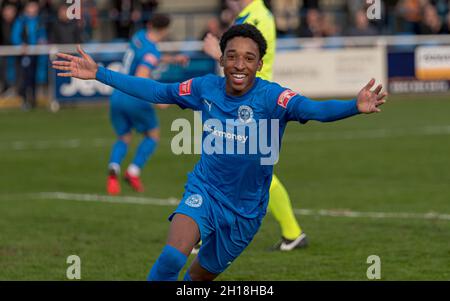 Rylands gegen Kidsgrove – NPL West Stockfoto