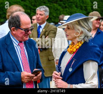 Teilnehmer am Concours of Elegance 2021 in Hampton Court Place Stockfoto