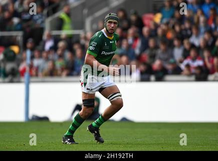 Brentford, Großbritannien. Oktober 2021. Premiership Rugby. London Irish V Gloucester. Brentford Community Stadium. Brentford. Rob Simmons (Irisch, London). Kredit: Sport In Bildern/Alamy Live Nachrichten Stockfoto