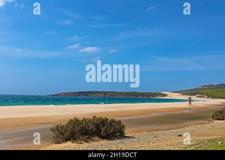 Schöner Strand in Bolonia in Andalusien Stockfoto