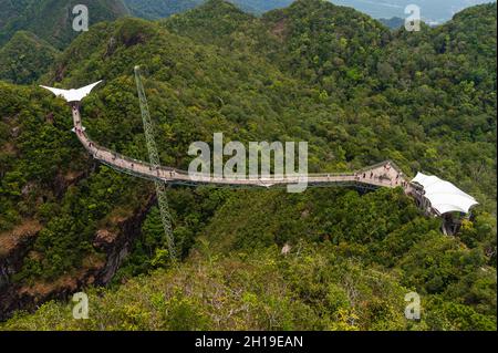 Langkawi Sky Bridge. Langkawi Island, Malaysia Stockfoto