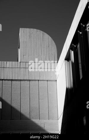 Gebäude in der Stadt Barcelona, die ikonisch sind. Stockfoto