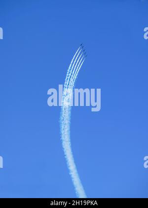 Blue Angels Performing Maneuve bei der Fleet Week, San Francisco 2021 Stockfoto