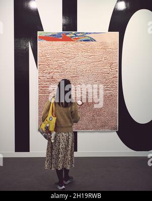 London, England - 16. Oktober: Frieze London Art Fair Stockfoto