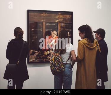 London, England - 16. Oktober: Frieze London Art Fair Stockfoto