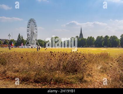 Parker's Piece Recreation Ground in Cambridge, England. Stockfoto