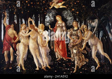 Primavera von Sandro Botticelli Stockfoto