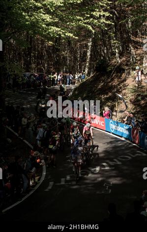 Giro d'Italia Etappe 11 von Florenz nach Bagno di Romagna, Italien. Mai 2017. Stockfoto