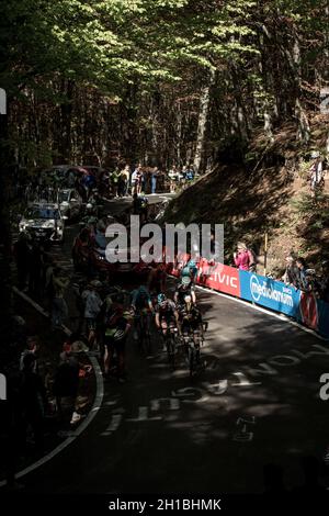 Giro d'Italia Etappe 11 von Florenz nach Bagno di Romagna, Italien. Mai 2017. Stockfoto