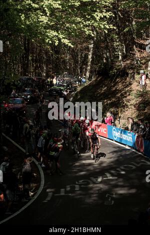 Giro d'Italia Etappe 11 von Florenz nach Bagno di Romagna, Italien. Mai 2017. Stockfoto