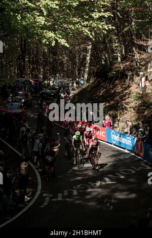 Giro d'Italia Etappe 11 von Florenz nach Bagno di Romagna, Italien. Mai 2017. Stockfoto