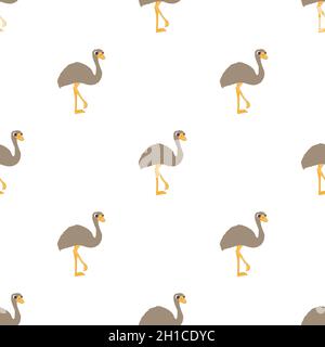 Strauß Muster nahtlose Hintergrund Textur wiederholen Tapete geometrischen Vektor Stock Vektor