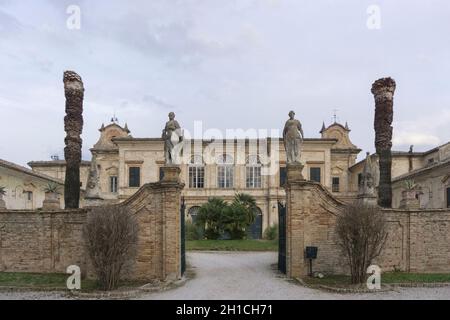 Villa Buonaccorsi sechzehnten Jahrhundert, Potenza Picena, Marken, Italien, Europa Stockfoto